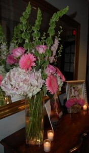 tall sidetable arrangement