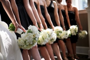 bridal and bridemaids bouquets